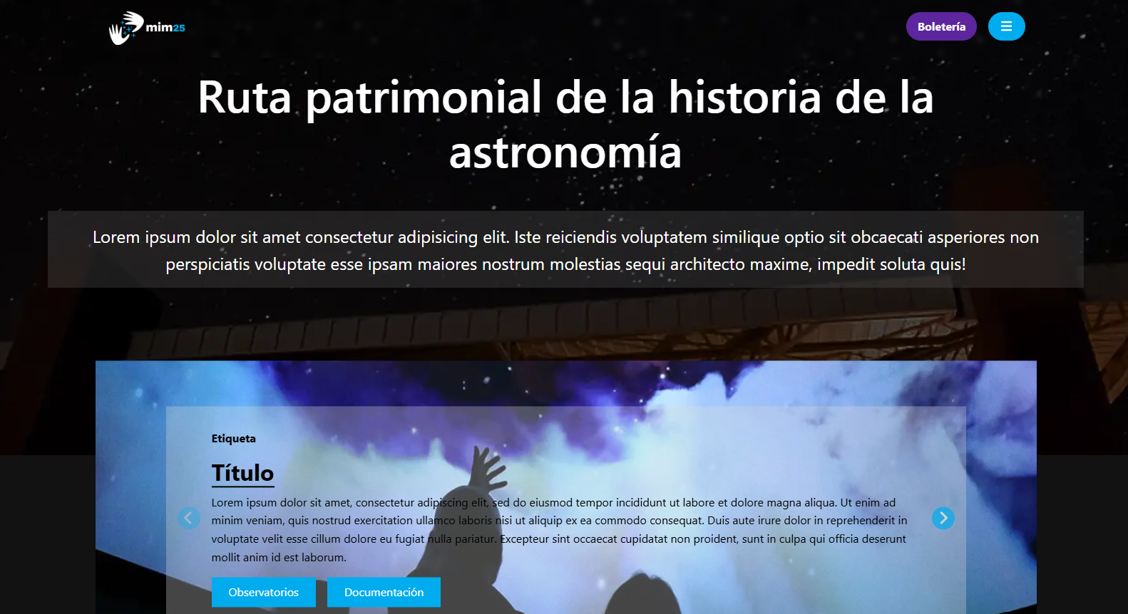 Ruta Patrimonio MIM
